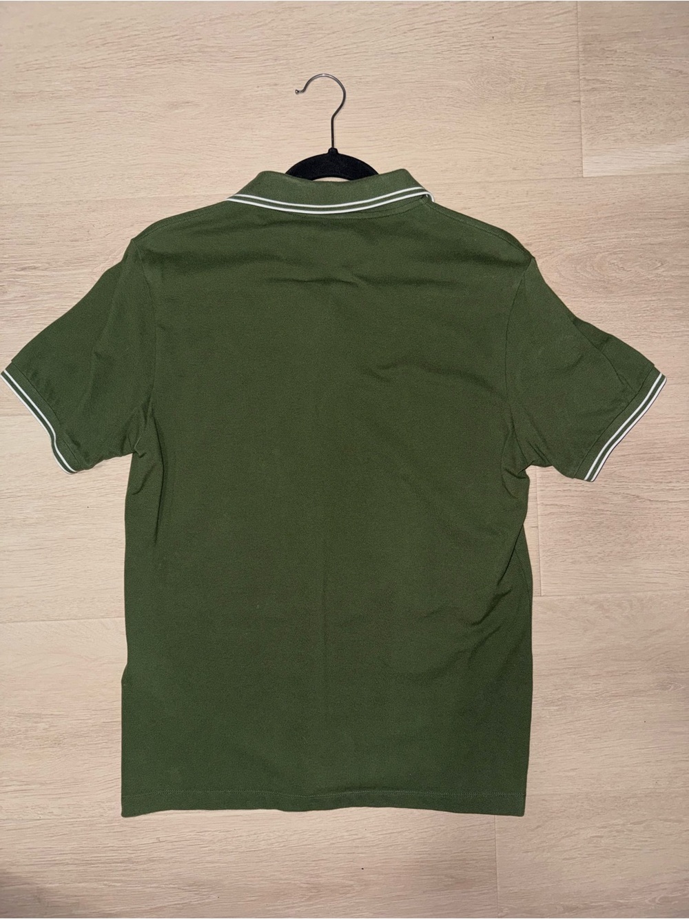 Stone Island Green Polo with Contrast Tipping - Picture 2 of 5